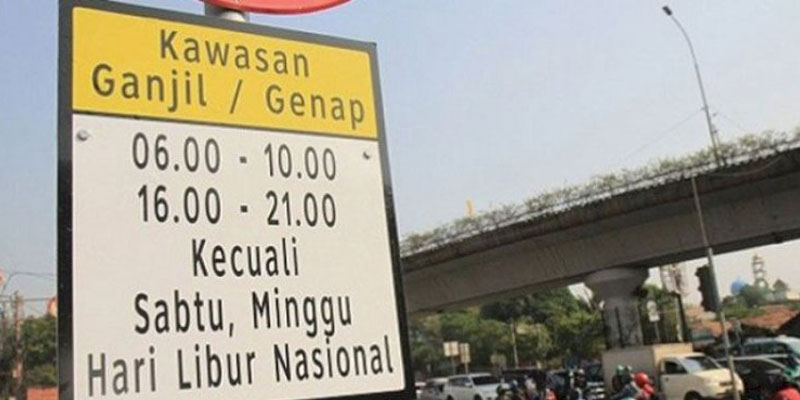 Libur Lebaran, Ganjil Genap di Jakarta Ditiadakan