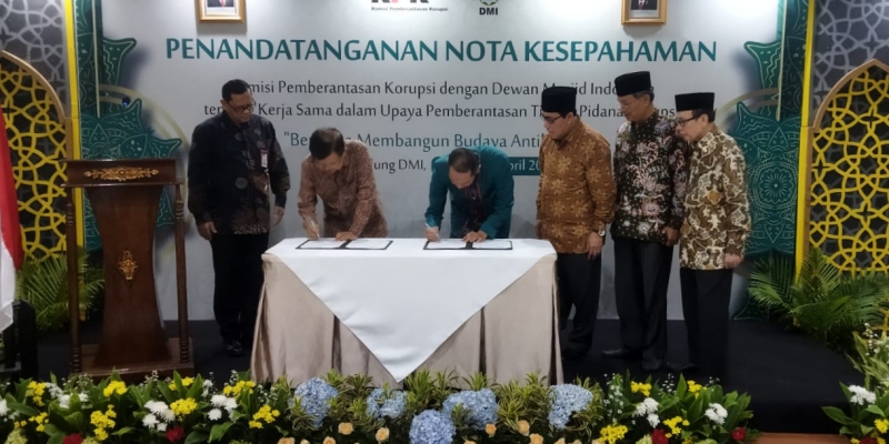 MoU KPK-DMI, Penceramah akan Dititipi Materi Antikorupsi