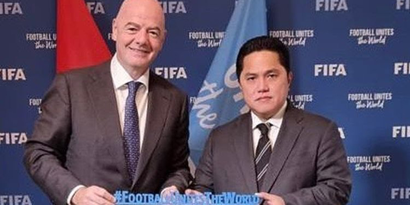 Indonesia dapat Sanksi Ringan dari FIFA, Berkah Punya Erick Thohir