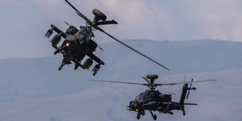 Dua Helikopter Apache Milik AS Jatuh di Alaska
