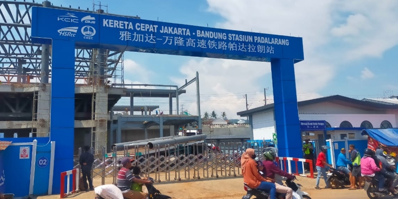 Stasiun Kereta Cepat Jakarta Bandung (KCJB) Padalarang/RMOL