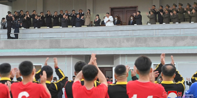 Rayakan Hari Lahir Kim Il Sung, Korea Utara Gelar Pertandingan Sepak Bola