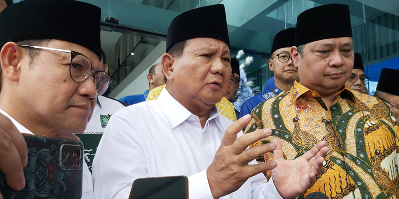Isu KIB dan KKIR Bakal Koalisi, Prabowo: Kita Sudah Masuk Timnya Pak Jokowi