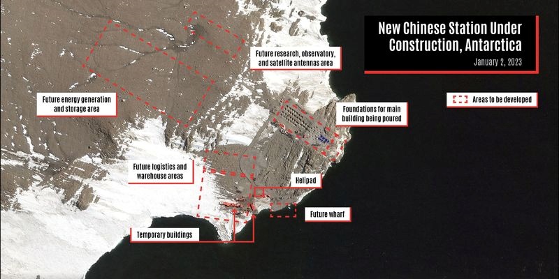 CSIS: China Bangun Stasiun Baru di Antartika, Bisa Kumpulkan Sinyal Intelijen dan Cegat Komunikasi