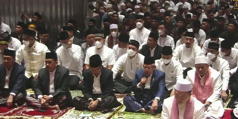 Shalat Id di Istiqlal, Wapres Maruf Amin Gemakan Takbir Bareng Jemaah