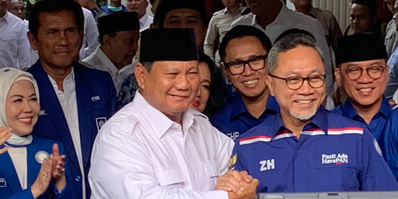 Bertemu Ketum PAN, Prabowo Matangkan Format Koalisi ke Depan