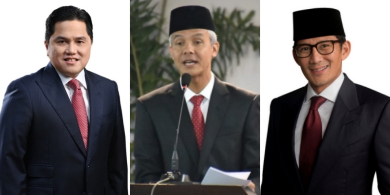 Duet Ganjar-Erick Kuat karena Dekat dengan Jokowi, tapi Jangan Lupa Ada Sandiaga