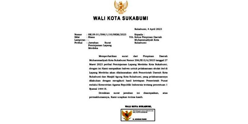 Kecam Sikap Walikota Sukabumi terhadap Jemaah Muhammadiyah, Anggota DPRD Jabar: Hak Warga Negara Terabaikan