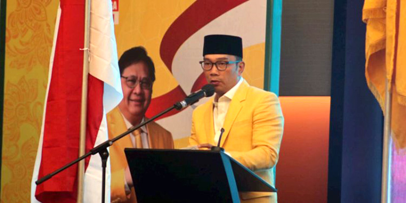 Di Hadapan Airlangga Hartarto, Ridwan Kamil Beberkan Kunci Kemenangan Golkar pada Pemilu 2024