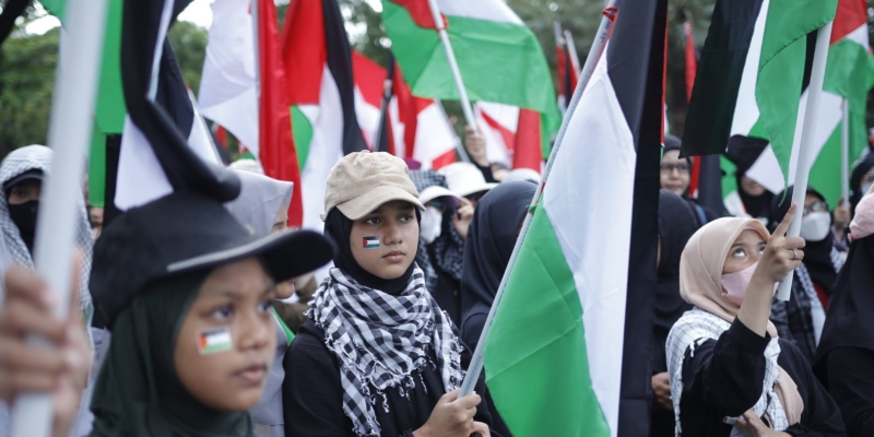 Peringati Hari Al Quds Internasional, Ribuan Masyarakat Indonesia Turun ke Jalan untuk Dukung Palestina