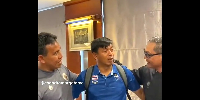 Bersikap Sportif, Ofisial Tim Thailand Minta Maaf ke Manajer Tim U-22 Indonesia