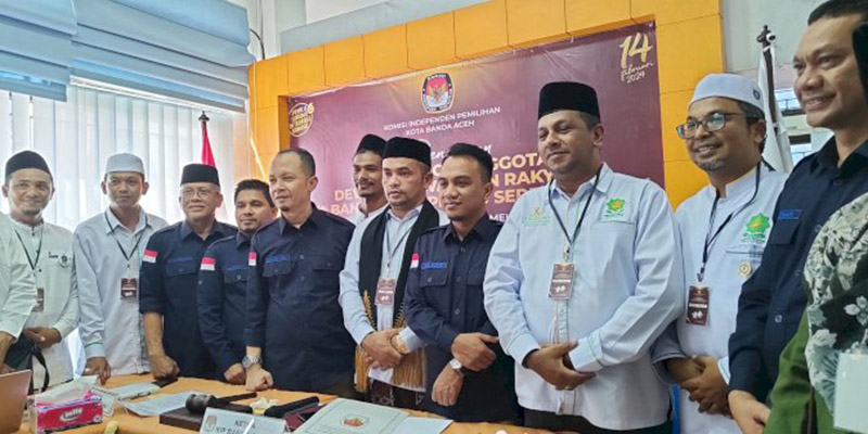 Jadi Parlok Pertama Daftarkan Bacaleg ke KIP Kota Banda Aceh, PAS Punya Keterwakilan Perempuan 40 Persen