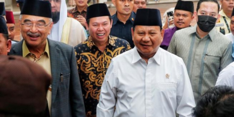 Takut Disemprit, Prabowo Ogah Ngomong Politik di Masjid Istiqlal