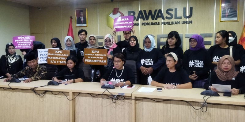 Aturan KPU Potensi Pangkas Keterwakilan Anggota DPR Perempuan, Bawaslu Digeruduk Pegiat Pemilu hingga Politisi
