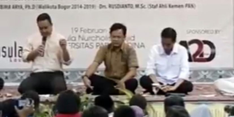 Kembali Beredar, Anies Ceramah di Depan Jokowi soal Kepemimpinan