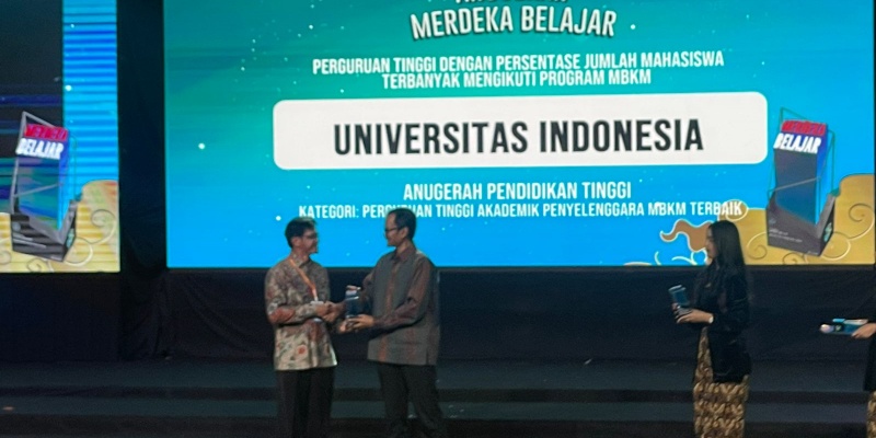 UI Kembali Raih Penghargaan Anugerah MBKM dari Kemendikbudristek