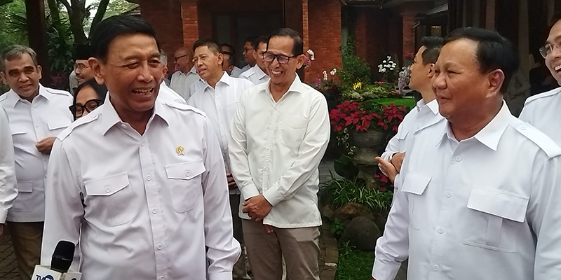 Sambangi Prabowo, Wiranto Ngaku Kepincut dengan Gerindra