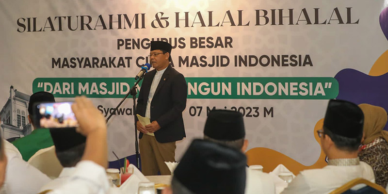 Hadiri Halal Bihalal Masyarakat Cinta Masjid Indonesia Bersama Wiranto, Mardiono Ajak Sukseskan Pemilu 2024