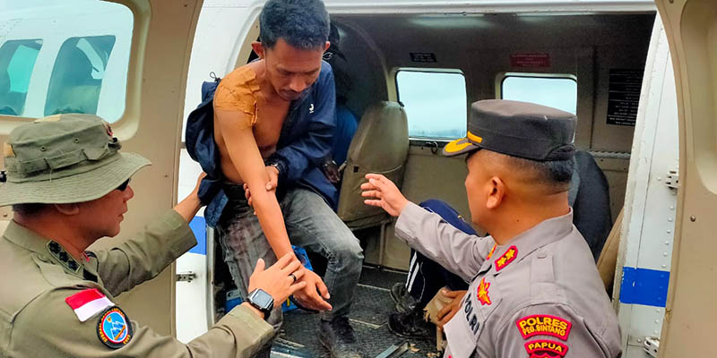 Personel Gabungan Polri-TNI Sukses Evakuasi 4 Karyawan PT IBS yang Disandera KKB di Distrik Okbab