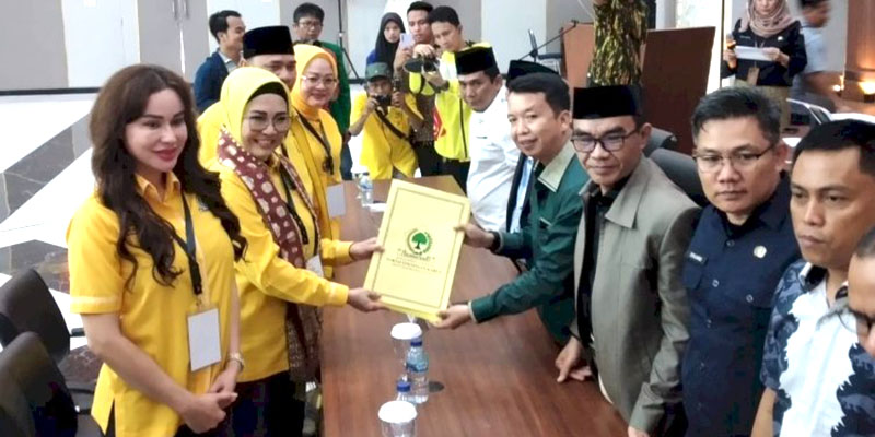 Golkar Sumsel Daftarkan 75 Bacaleg ke KPU, Mantu Alex Noerdin Kini Nyaleg dari Jawa Barat