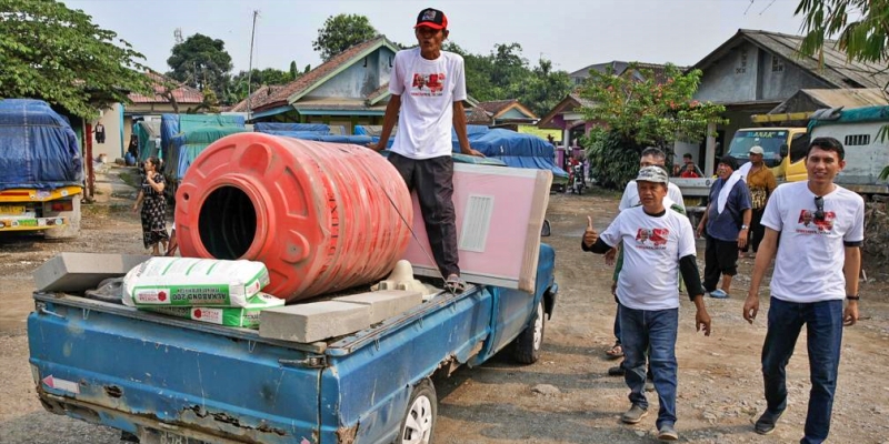 Peduli Rekan Sesama Sopir, KST Jabar Renovasi Pangkalan Truk di Kabupaten Bogor