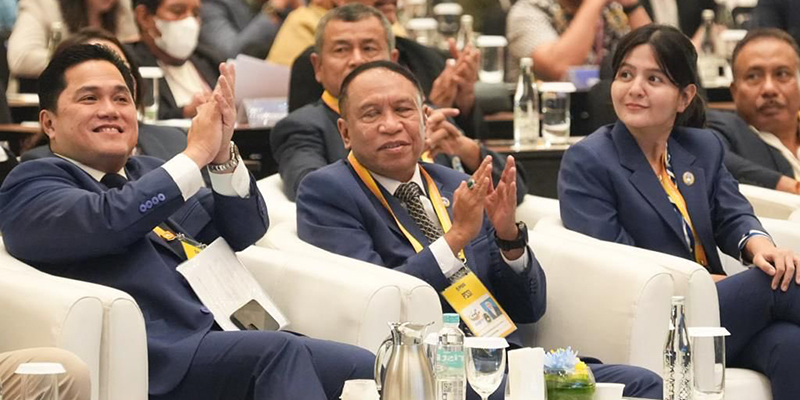 Perdana Rapat Kongres Biasa, Erick Thohir Sampaikan Blueprint Sepak Bola Indonesia