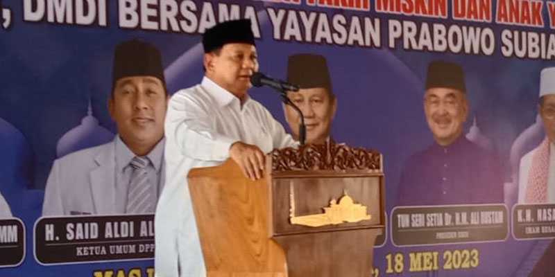 Datuk Seri Prabowo Subianto: Kalau ke Malaysia seperti Pulang Kampung