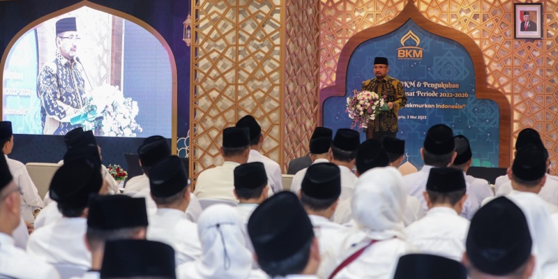 Kukuhkan Pengurus BKM Pusat, Menag Yaqut: Wujudkan Masjid Digdaya untuk Kesejahteraan