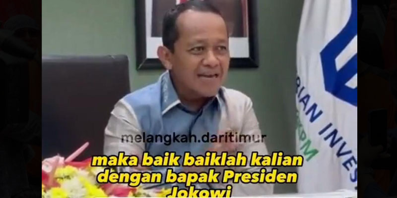 Pernyataan Menteri Bahlil Pertegas Intervensi Jokowi pada Capres