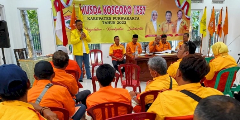 Didaulat Jadi Ketua Kosgoro 57, Yoghie Tegas Tegak Lurus Menangkan Golkar di Pemilu 2024