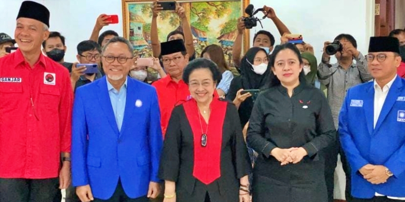 Megawati-Puan Sambut Zulhas dan Rombongan PAN