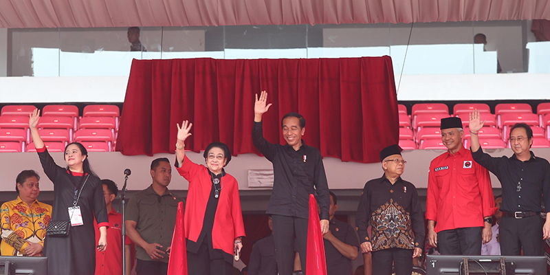 Di Hadapan Jokowi, Megawati Perkenalkan PPP, Hanura dan Perindo Pendukung Ganjar