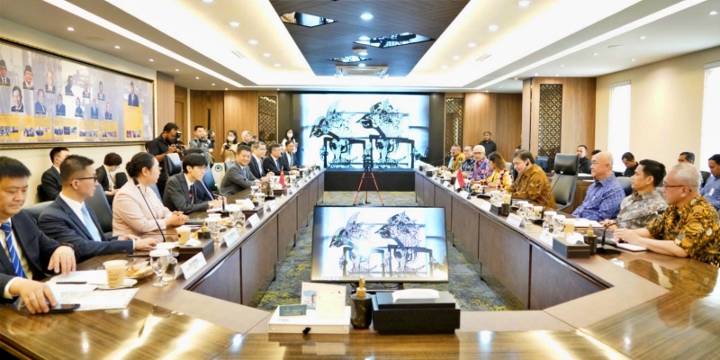 Menko Airlangga Bahas Penguatan Kerjasama Bersama Delegasi CPPCC