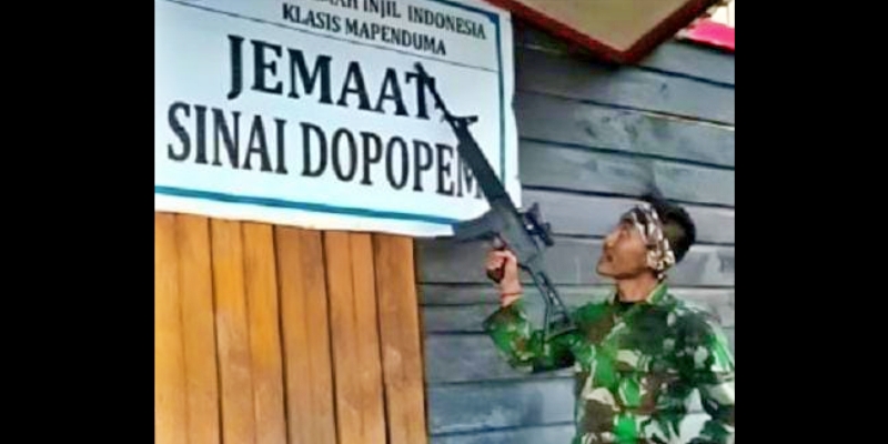 Soal Foto Prajurit Bawa Senjata ke Gereja di Nduga, Ini Penjelasan Kapendam Cenderawasih