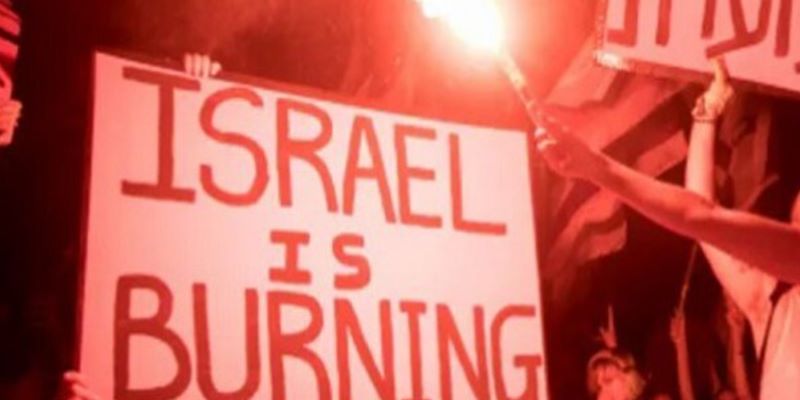 Puluhan Warga Israel Gelar Protes Kecam Reformasi Yudisial Netanyahu