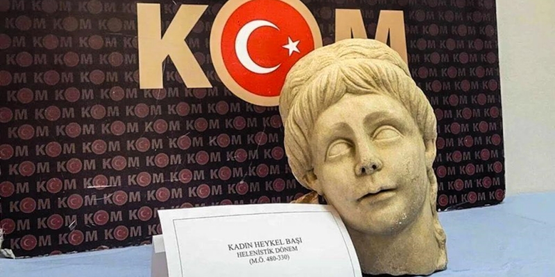 Turkiye Bongkar Jaringan Penyelundup Artefak Bersejarah, Kepala Patung Berusia 2.000 Tahun Disita