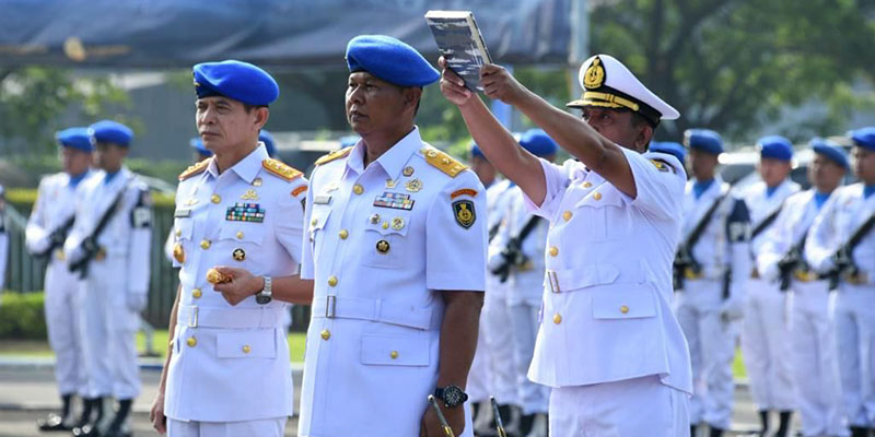 Laksma Sasmita Resmi Jabat Komandan Pusat Polisi Militer TNI AL