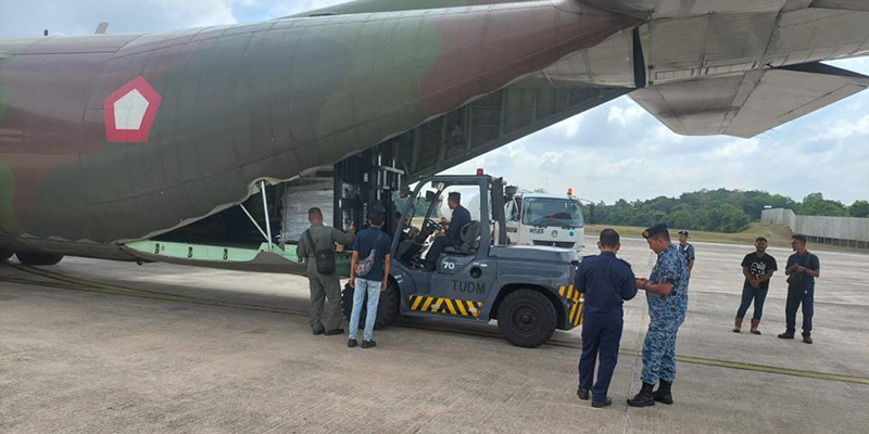 Indonesia Kirim Bantuan Kemanusiaan Pakai Hercules C-130 TNI AU
