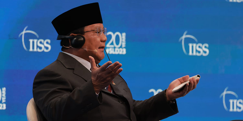 Di Forum IISS, Prabowo Yakin AS-China Tunjukkan Sikap Demi Perdamaian Dunia