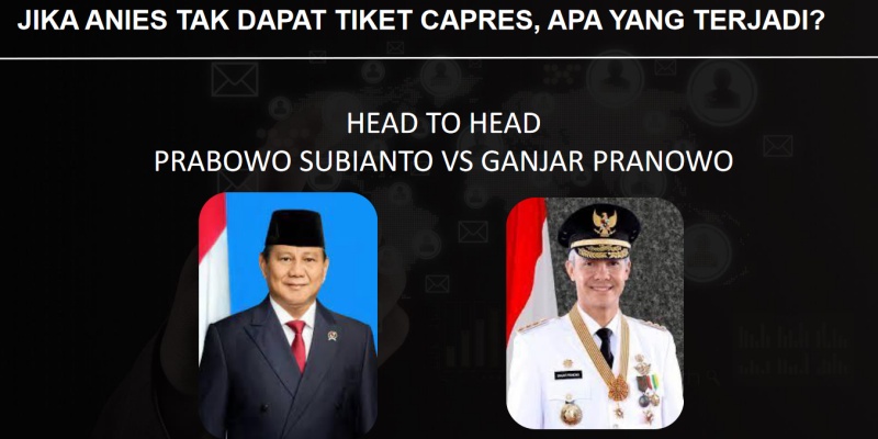 LSI Denny JA: <i>Head to Head</i>, Prabowo Menang Telak Lawan Ganjar