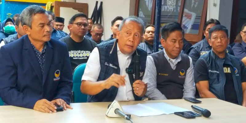 Boikot Acara Internal Partai, Ketua DPD Nasdem Indramayu Langsung Dipecat