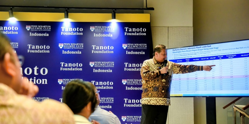 Di Depan Alumni Universitas Pennsylvania, Menko Airlangga Bicara Target Ekonomi Indonesia