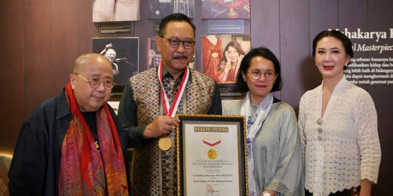 Kepala Otorita IKN Bambang Susantono Dianugerahi Rekor MURI