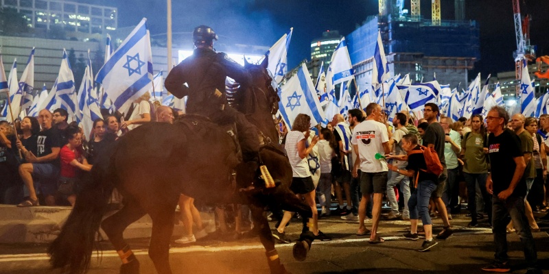 Tolak Kekerasan pada Demonstran, Kepala Polisi Tel Aviv Pilih Mundur