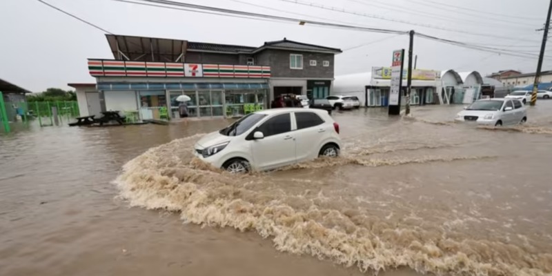 Banjir dan Tanah Longsor di Korea Selatan, Tujuh Orang Tewas dan Ribuan Mengungsi