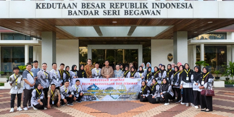 Pererat Kerja Sama Pendidikan, Puluhan Delegasi Sekolah di Pontianak Berkunjung ke Brunei Darussalam