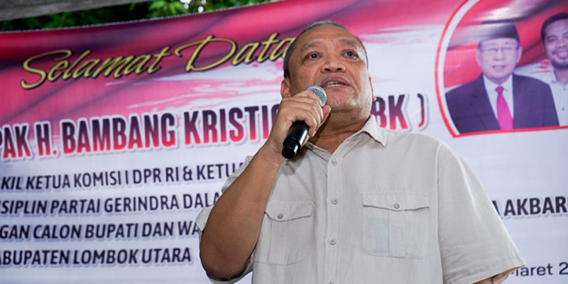 Legislator Gerindra, Bambang Kristiono Meninggal Dunia