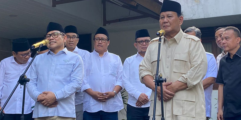 Prabowo: Cak Imin Temui Megawati, Tak Masalah