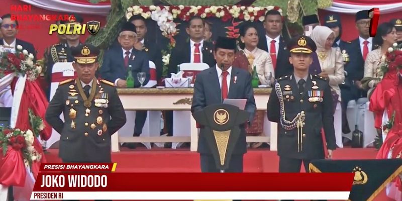 Jokowi: Seperti Sapu Lidi, Polri Harus Bersih, Lurus dan Kuat