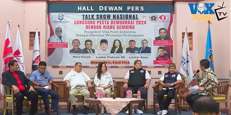 Relawan Anies, Prabowo dan Ganjar Kompak Serukan Pemilu Damai